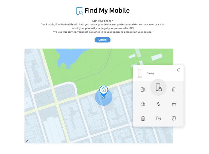 samsung find my mobile
