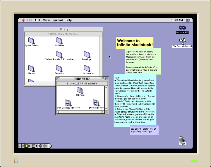 macos 7 macos 8 in browser