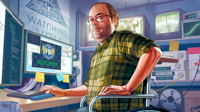 GTA 6 Hacker Found to Be Teen In a hotel room. Lester sitting in chair hacking